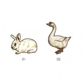 M PATCH RABBIT AND GOOSE