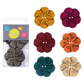 COCO BUTTON "FLOWER"*6PCS