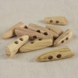 Toggle Wood Button with 2 holes