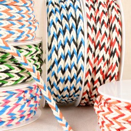 Multi-Color Braided Ribbon