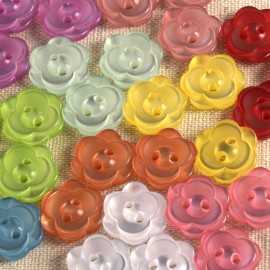 2-HOLE FLOWER BUTTON