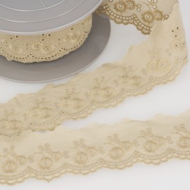 EYELET LACE TRIM 45MM