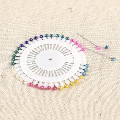 40 pearl-headed pins disk