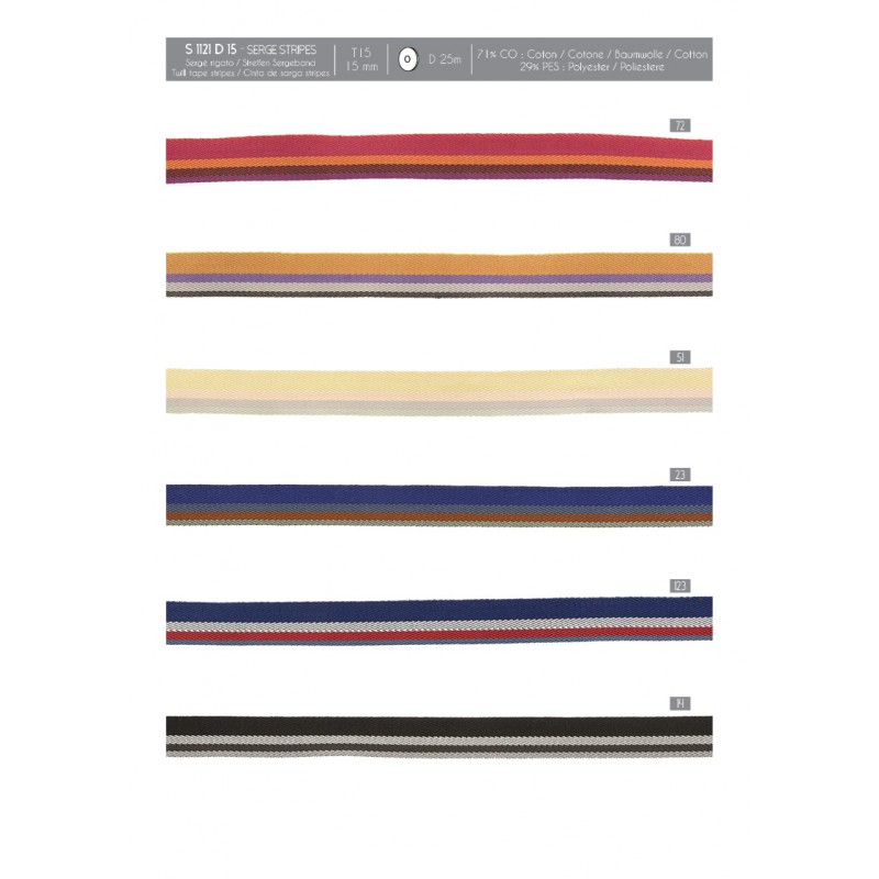 COTTON TWILL TAPE - Stephanoise mediac