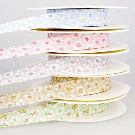 FLOWER BIAS BINDING 25MM